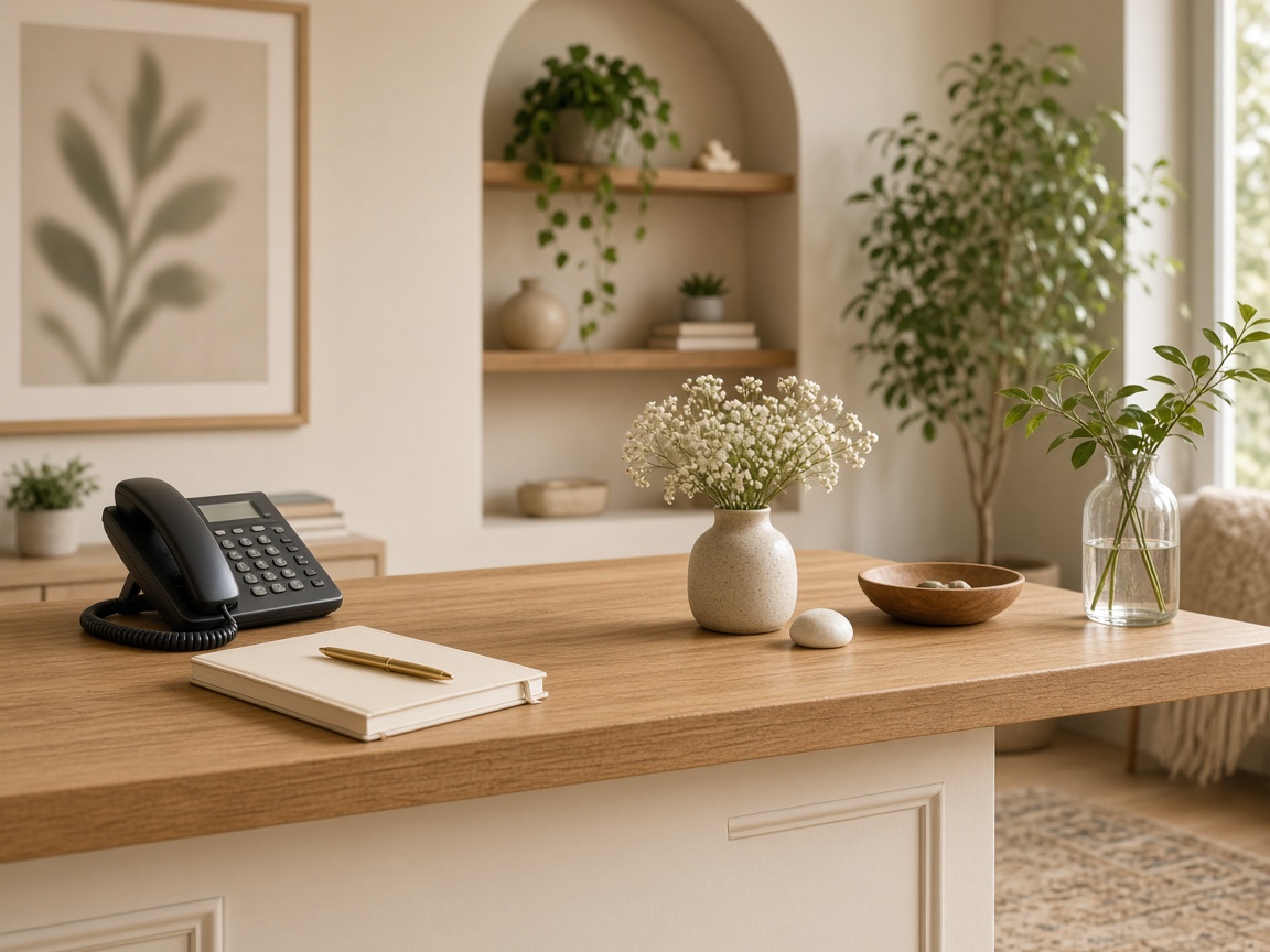 Contact desk at Fernbloom Coaching in Debrecen